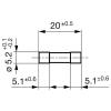 Schurter 0034.5043 sada pojistek G (Ø x d) 5 mm x 20 mm 1 A velmi pomalá -TT- Množství 1 ks Piece