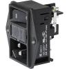 Schurter 3-152-043 IEC zástrčka C13/C14 Počet kontaktů: 3 10 A černá 1 ks