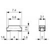 Schurter 3404.0113.22 SMD pojistka SMD 0.75 A T pomalá 1 ks Tape