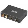 SpeaKa Professional SP-HDS-300 2 porty HDMI rozbočovač UHD, se zabudovaným převodníkem, s audio porty 3480 x 2160 Pixel černá