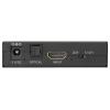 SpeaKa Professional SP-HDS-300 2 porty HDMI rozbočovač UHD, se zabudovaným převodníkem, s audio porty 3480 x 2160 Pixel černá