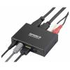 SpeaKa Professional SP-HDS-300 2 porty HDMI rozbočovač UHD, se zabudovaným převodníkem, s audio porty 3480 x 2160 Pixel černá