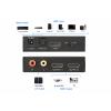 SpeaKa Professional SP-HDS-300 2 porty HDMI rozbočovač UHD, se zabudovaným převodníkem, s audio porty 3480 x 2160 Pixel černá