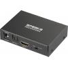 SpeaKa Professional SP-HDS-300 2 porty HDMI rozbočovač UHD, se zabudovaným převodníkem, s audio porty 3480 x 2160 Pixel černá
