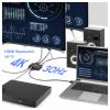 SpeaKa Professional SP-HDS-300 2 porty HDMI rozbočovač UHD, se zabudovaným převodníkem, s audio porty 3480 x 2160 Pixel černá