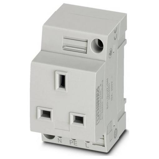 zásuvka Phoenix Contact EO-G/UT/SH šedá (d x š x v) 60 x 45 x 75 mm