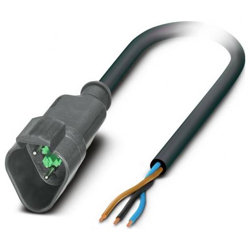Phoenix Contact SAC-3P-DTMS/ 3,0-PUR Kabel pro senzor/aktor, 1415000, piny: 3, 3 m, 1 ks