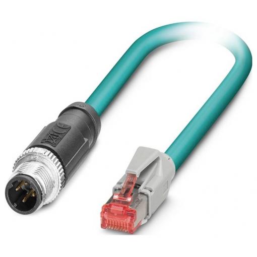 Phoenix Contact NBC-M12MSD/6,5-93E/R4AC Spojovací kabel, 1066934, piny: 4, 6.5 m, 50 ks