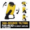 DEWALT DXF1652 podlahový ventilátor 116 W Yellow LED displej, s časovačem, vč čističky vzduchu