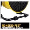 DEWALT DXF1652 podlahový ventilátor 116 W Yellow LED displej, s časovačem, vč čističky vzduchu