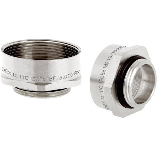 LAPP 52104583 SKINDICHT ME-M ATEX 25X1,5/32X1,5 s kroužkem M25 M32 mosaz přírodní 25 ks