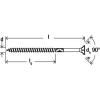 Fischer 573073 šrouby do dřevotřísky 70 mm TX 200 ks
