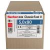 Fischer 573067 šrouby do dřevotřísky 90 mm TX 200 ks