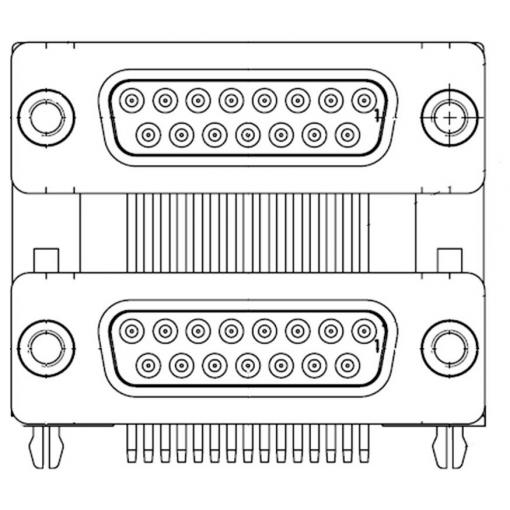 Molex 173114-0106 zástrčka D-SUB 1 ks Bulk