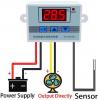 Digitální termostat XH-W3002, -50 až +110 °C, 12 V DC, 10 A