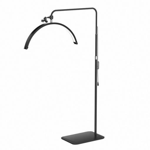 Kosmetická podlahová LED lampa h_v347t, 40 W, 2500 lm, černá
