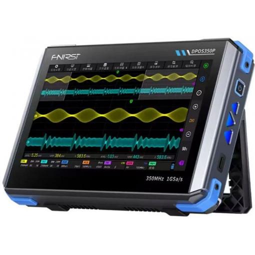 Osciloskop FNIRSI DPOS350P, 350 MHz, 4v1 (scope, generátor, spektrální analyzátor)