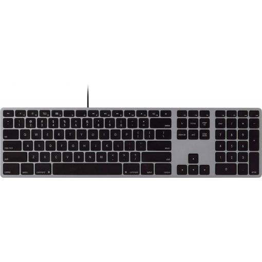 Matias Matias FK316CB Wired USB-C® Keyboard for Mac - Space Gray - U.S. Version USB klávesnice US anglická, QWERTY, Mac Space Grau