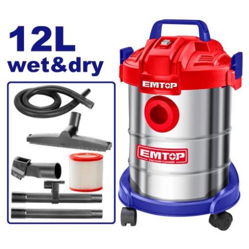 Průmyslový vysavač 800W 12l