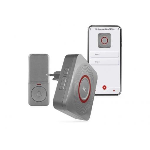 GoSmart domovní bezdrátový zvonek P5735SS do zásuvky s WiFi