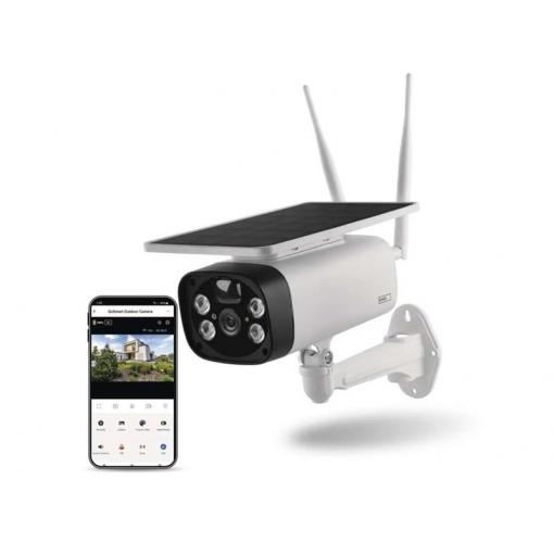 GoSmart venkovní bateriová kamera EMOS IP-600 EYE s WiFi a solárním panelem
