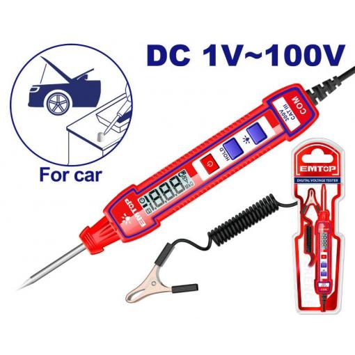 Tester automobilových obvodů DC 1-100V