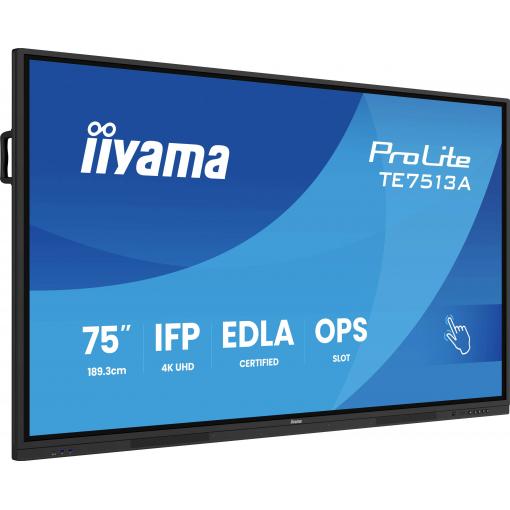 Iiyama displej Digital Signage Energetická třída (EEK2021): G (A - G) 189.3 cm 75 palec