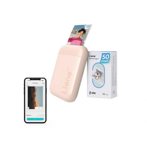 Fototiskárna LIENE Pearl KW001-65023 2x3" Pink