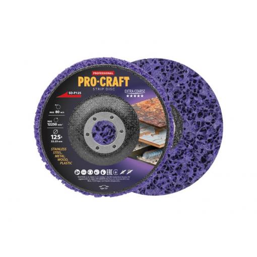 Kotouč brusný Clean & Strip 125mm PROCRAFT SD-P125