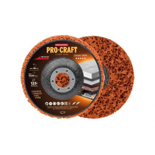 Kotouč brusný Clean & Strip 125mm PROCRAFT SD-O125