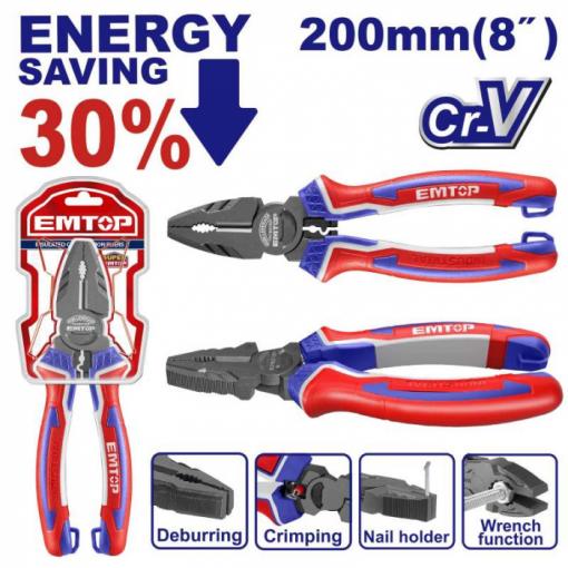 Kleště kombinované 200 mm (úspora síly 30%)