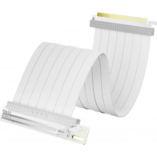 TRYX PCIe riser kabel PCIe 5.0 Zásuvka PCIe x16, Zástrčka PCIe x16 3 cm bílá A-S300C-PCI5-G0W