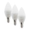 LED žárovka E14 C35 svíčková, 230 V / 6 W, denní bílá 4200 K, Trixline, 3 ks