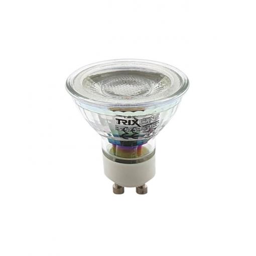 LED žárovka Trixline 5 W / 230 V, GU10, teplá bílá 2700 K