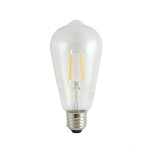 LED žárovka E27 Filament ST-64 Trixline, 4 W, 230 V, teplá bílá