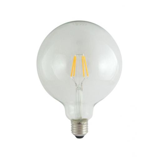 LED žárovka E27 Filament G125, 230 V / 4 W, teplá bílá 2700 K, Trixline