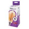 LED žárovka Trixline ST64 E27, 4 W, 230 V, teplá bílá, filament