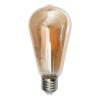 LED žárovka Trixline ST64 E27, 4 W, 230 V, teplá bílá, filament