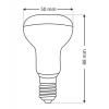 LED žárovka E14 R50, 6,5 W, 230 V, denní bílá 4200 K