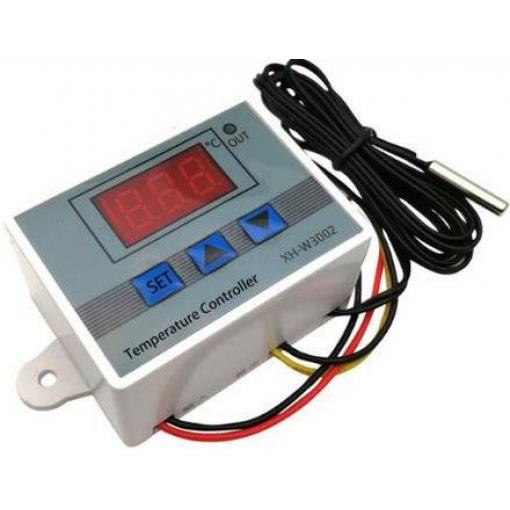 Digitální termostat XH-W3002, -50 až +110 °C, 24 V DC