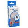 LED žárovka E27 A60 Trixline, 8 W, 230 V, studená bílá 6500 K