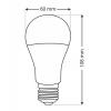 LED žárovka E27 A60 Trixline, 8 W, 230 V, studená bílá 6500 K