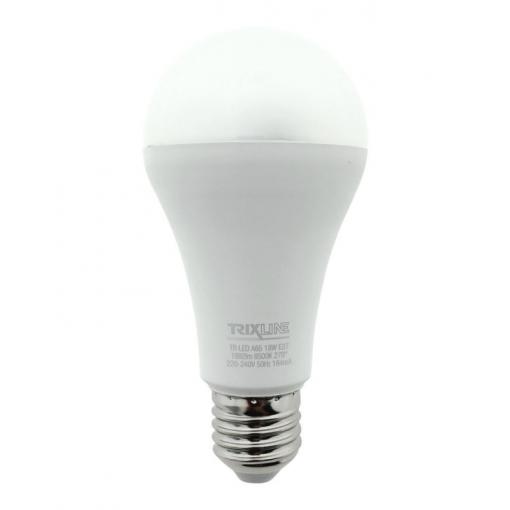 LED žárovka E27 A65 Trixline, 18 W, 230 V, studená bílá 6500 K