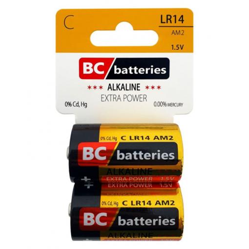Baterie BC Batteries C (LR14) 1,5 V alkalická, 2 ks