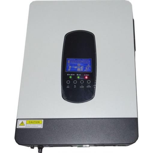 Hybridní měnič napětí CARSPA MKS-2.2K, 12 V DC / 1800 W AC, MPPT regulátor