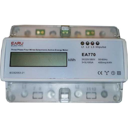Elektroměr 3F na DIN lištu EA770