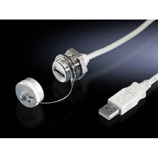 Rittal SZ 2482.230 prodloužení rozhraní USB-A mosaz 1 ks