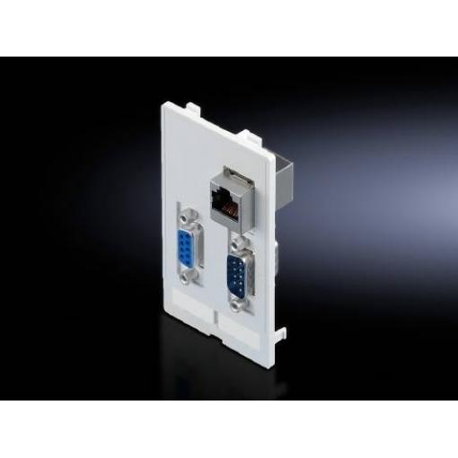 Rittal SZ 2482.550 klapka rozhraní RJ45, SUB-D 9 litina šedá grafit (RAL 7024) 1 ks