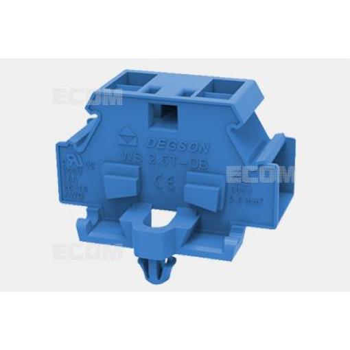 Svorkovnice WS2.5T-DB-01P-12, 1pól, 500 V, 24 A, DIN lišta