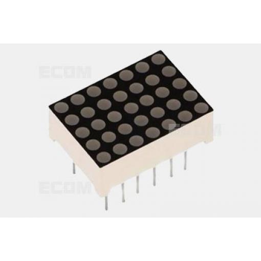LED displej matice 5×7 FYM-7571BUB-21-DW, modrá 470 nm